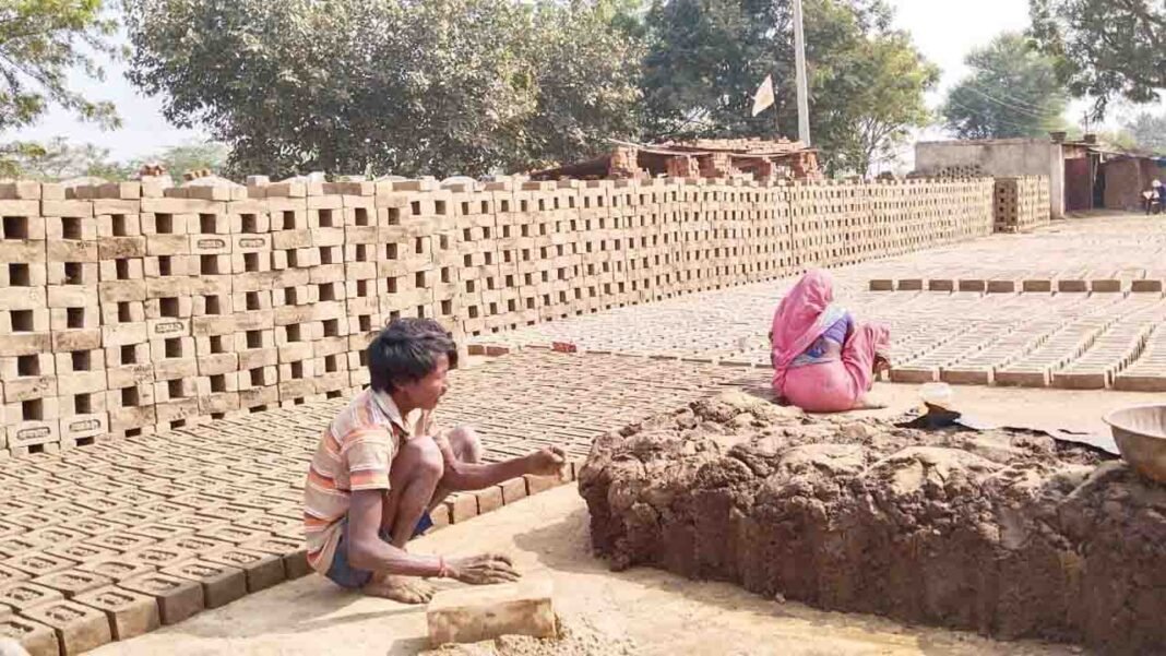 Brick kiln workers are forced to live a life of bonded labour.
