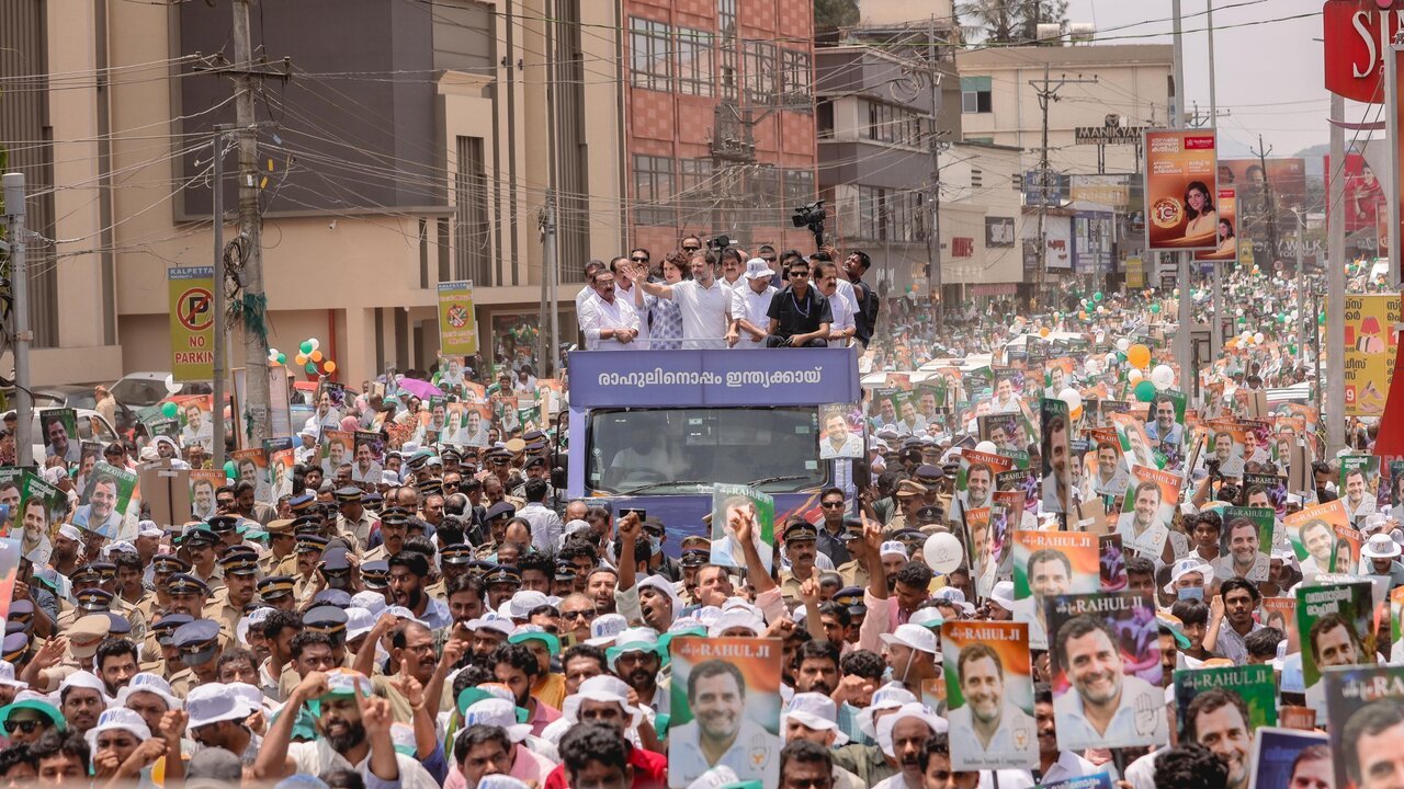 Rahul Gandhi Road Show