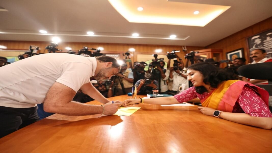 Rahul Gandhi Filed Nomination