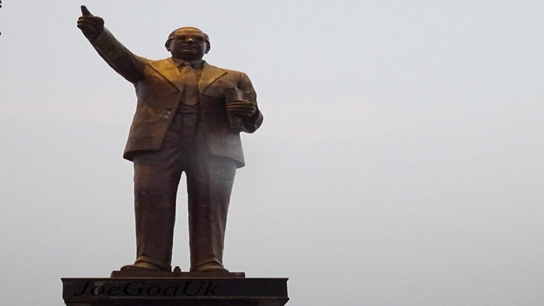 Ambedkar statue up