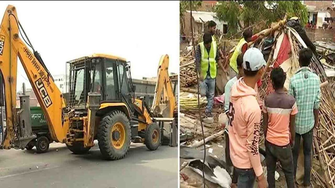 demolish the houses of running bulldozers-gaonkelog